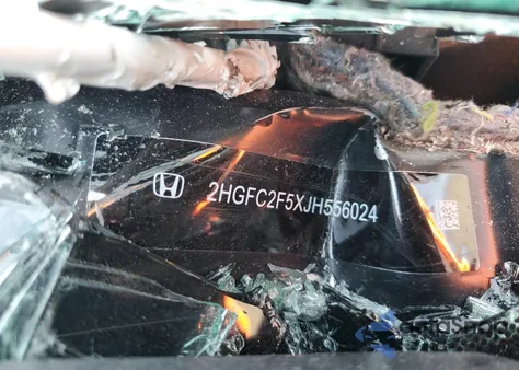 2018 Honda Civic Lx from USA, damaged, VIN 2HGFC2F5XJH556024